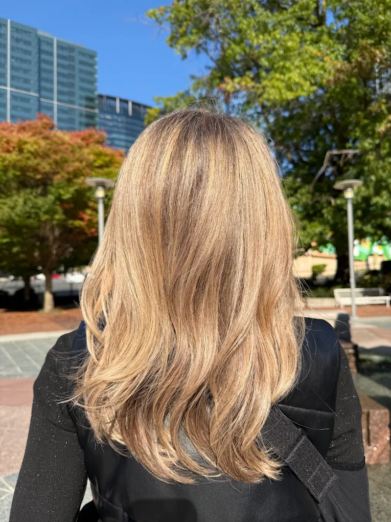 Organic hair color result at DaneStyles