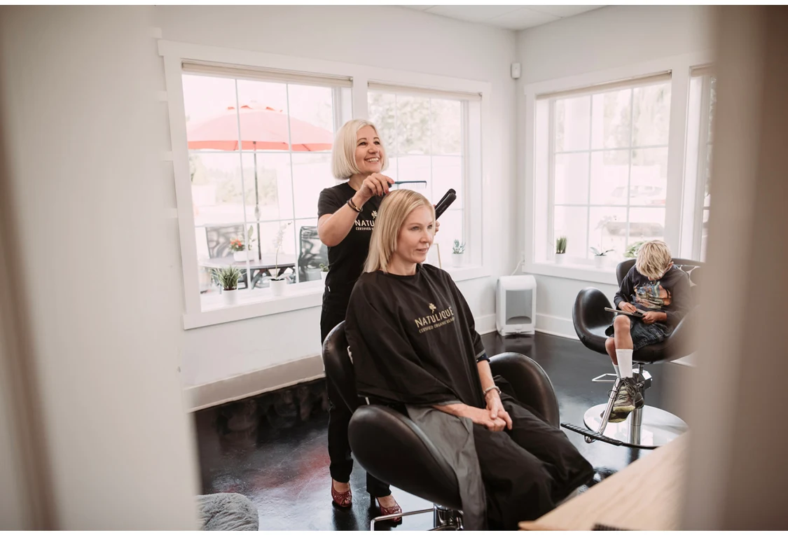 Precision haircut at DaneStyles salon